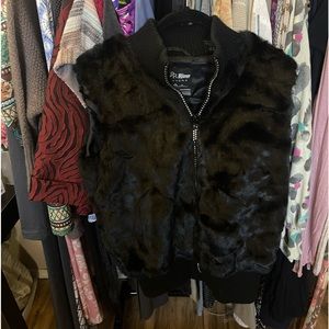 5. Faux Fur Vest Size Medium